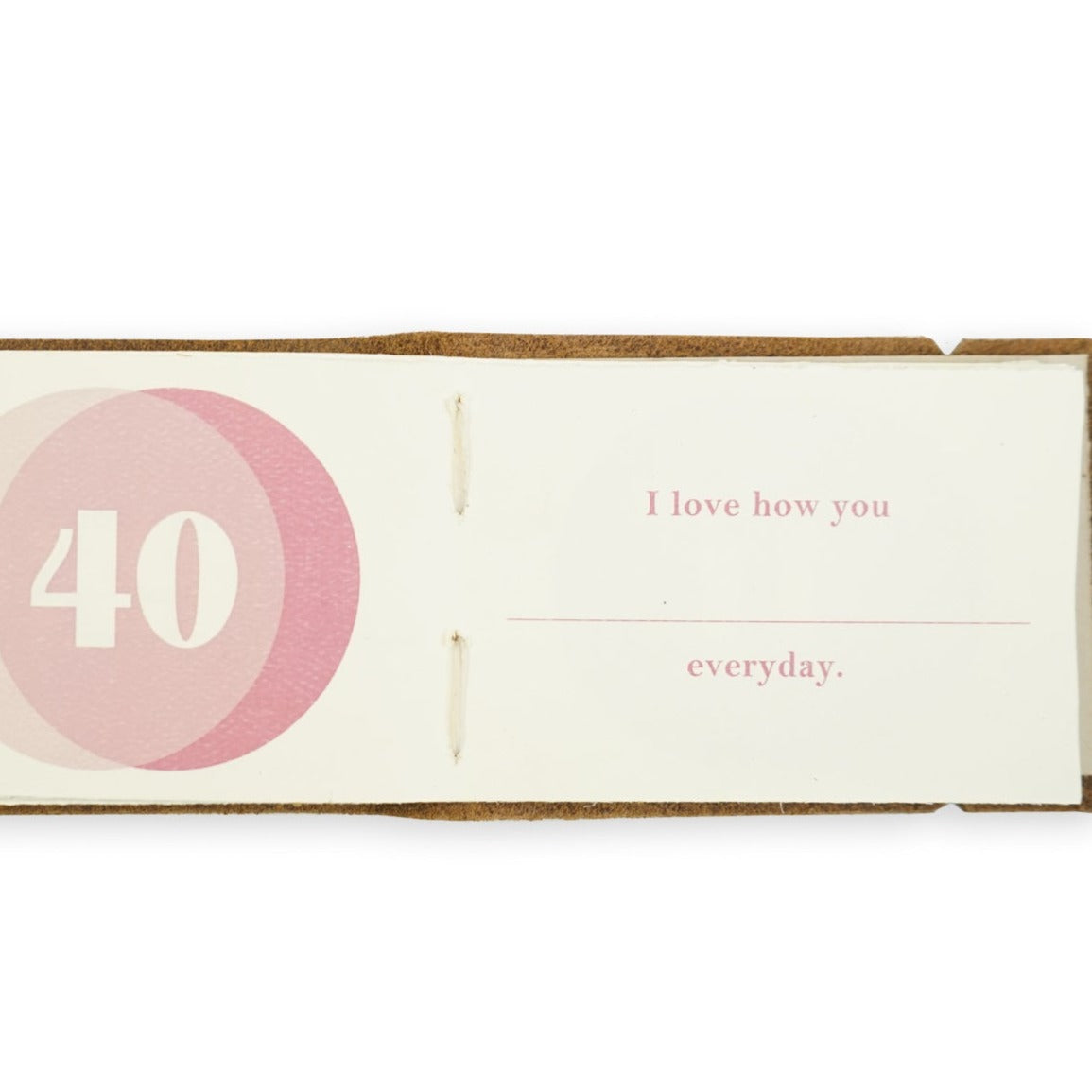 "What I Love About You" Journal