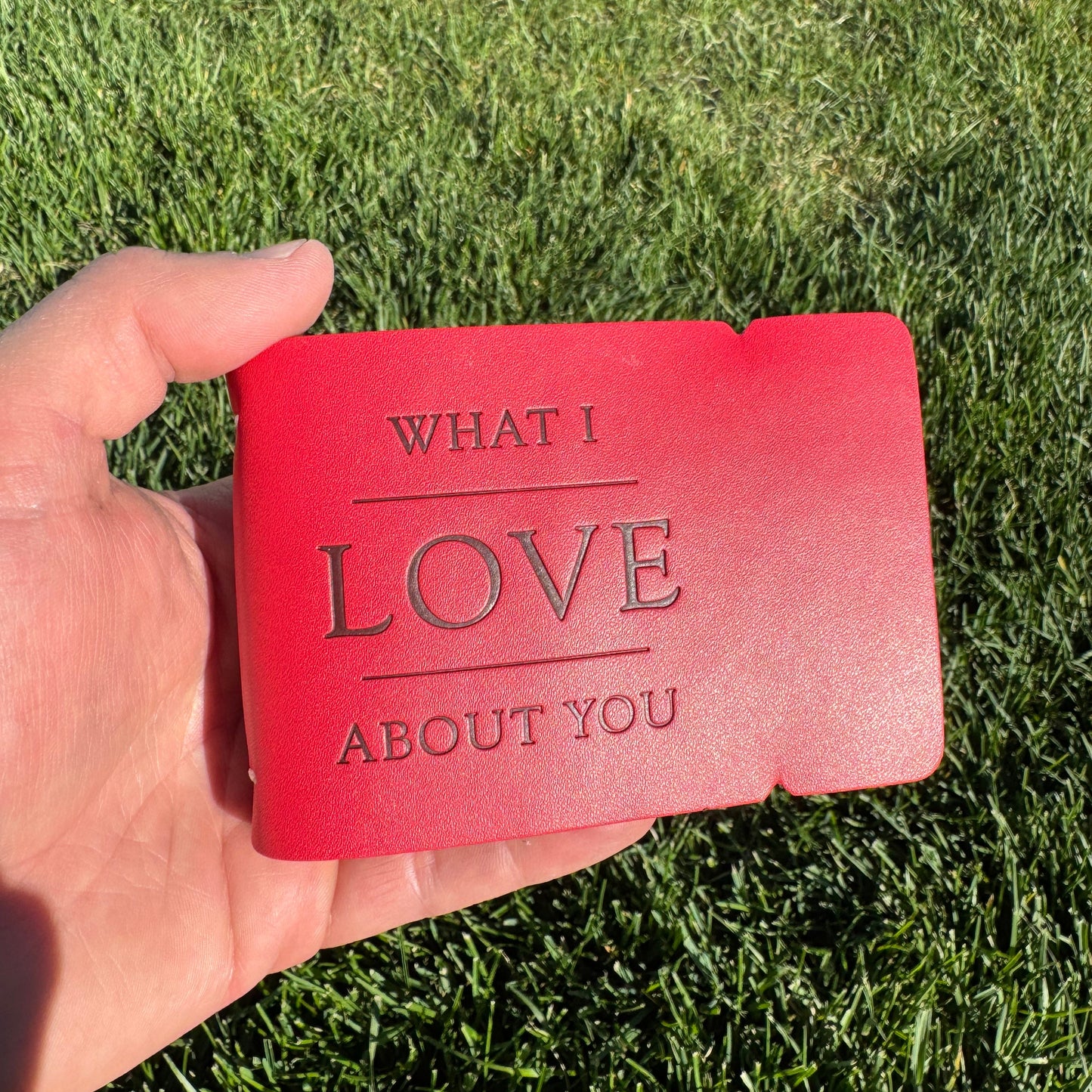 "What I Love About You" Journal
