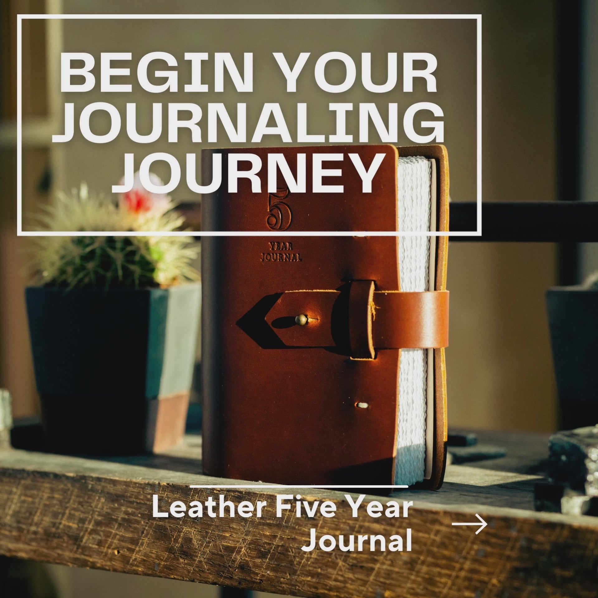 Luxe Leather 5-Year Journal