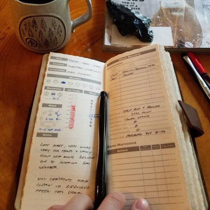 Hunting Log Book